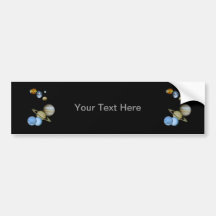 Planetary Montage Bumper Stickers