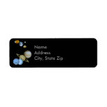 Planetary Montage Custom Return Address Label