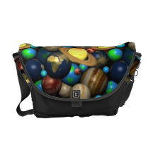 Planets In Space Commuter Bag