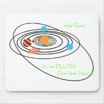 Planets poor pluto mousepads