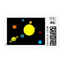 Planets postage by pollop Planets postage