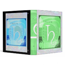 Planets:  SATURN Symbol in Hindu Astrology 3 Ring Binder