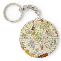 Planisphæri Cœleste 1698 - Astrology Keychain #2