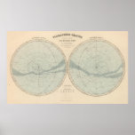 Planisphere Celeste Hemisphere
