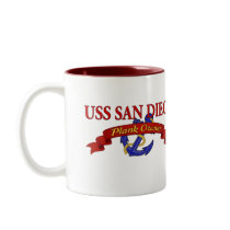 Plank Owner USS San Diego Mug