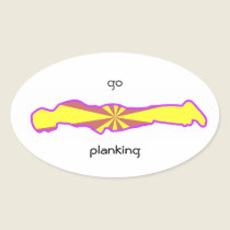 Planking Sticker stickers