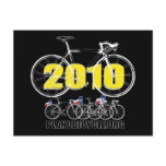 Plano Bicycle 2010 Cycling Logo White postcards