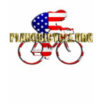 Plano Bicycle American Patriot Cycling Logo Tee Shirt