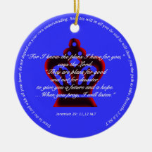 Plans for Hope and Future Ornament