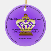Plans for Hope and Future Ornament
