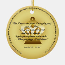 Plans for Hope and Future Ornament