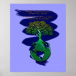 PLANT A FOREST Art Poster & Poem posters