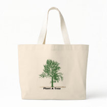 plant a tree canvas bags