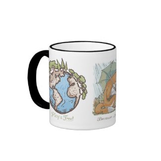 Plant a Tree Earth Day Fox Gear mug