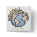 Plant a Tree Earth Day Gear buttons by EarthdayGear Plant a Tree Earth Day Gear buttons