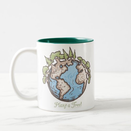 Plant a Tree Earth Day Gear zazzle_mug