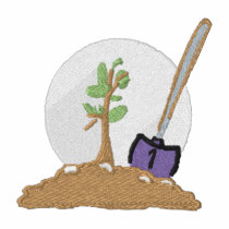 Plant a Tree Gardening Design Chest embroidered shirts