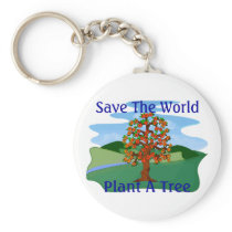 Plant A Tree Key Chain