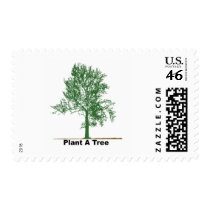plant a tree postage by paintingglass plant a tree postage