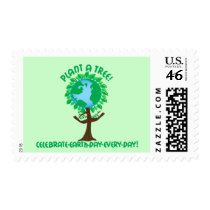 Plant a Tree postage by totallypainted Plant a Tree postage