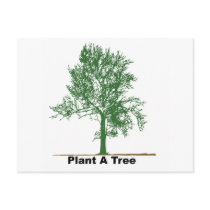 plant a tree postcards by paintingglass plant a tree postcards