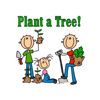 Plant a Tree T-shirts and Gifts card