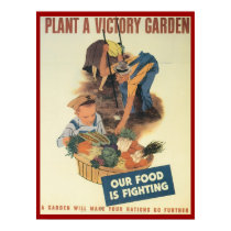Plant A Victory Garden WPA Poster