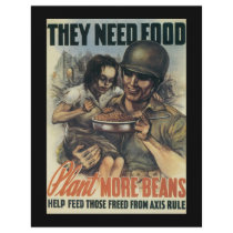 Plant Beans World War 2 Flyer Design