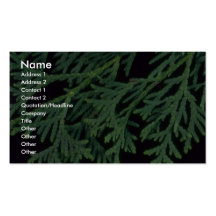 Plant Cedar Business Card Templates
