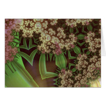 plant devas & grasshoppers among drying flowers 2 cards