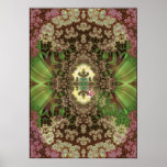 plant devas &amp; grasshoppers among drying flowers poster