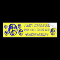 plant explosion lsd stciker bumper stickers by Plant_Explosion plant explosion lsd stciker bumper stickers