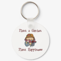 Plant Happiness Gardening keychains