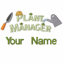 Plant Manager 2 embroidered shirts by Embroidery4U Plant Manager 2 embroidered shirts