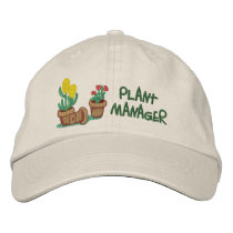 Plant Manager embroidered hats by Embroidery4U Plant Manager embroidered hats