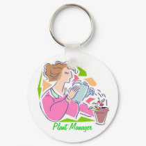 Plant Manager Keychain by catwoman62 Plant Manager Keychain