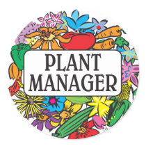Plant Manager stickers