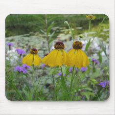 Plant Natives Go Green Verbena mousepad