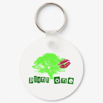 Plant One keychains by cloverbelledesigns Plant One keychains