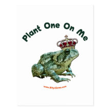 Plant One On Me Frog Toad Kiss Postcards