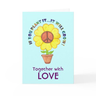 Plant Peace Valentine's Card by IArtist40