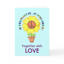 Plant Peace Valentine's Card