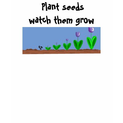 Plant seeds.. fashion top t shirts by seashell2