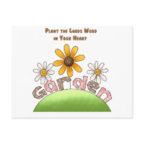 plant the lords word in your heart postcards by robynsnest plant the lords word in your heart postcards