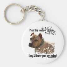 Plant the Seeds of Change Key Chain