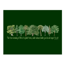 Plant Trees Postcard