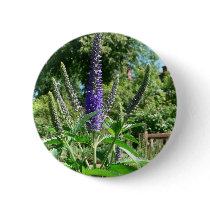Plant With Purple Flowers buttons by lifesphere Plant With Purple Flowers buttons