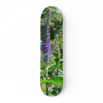 Plant With Purple Flowers skateboards by lifesphere Plant With Purple Flowers skateboards