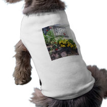 Planter With Yellow Flowering Cactus pet clothing