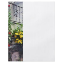 Planter With Yellow Flowering Cactus flyers